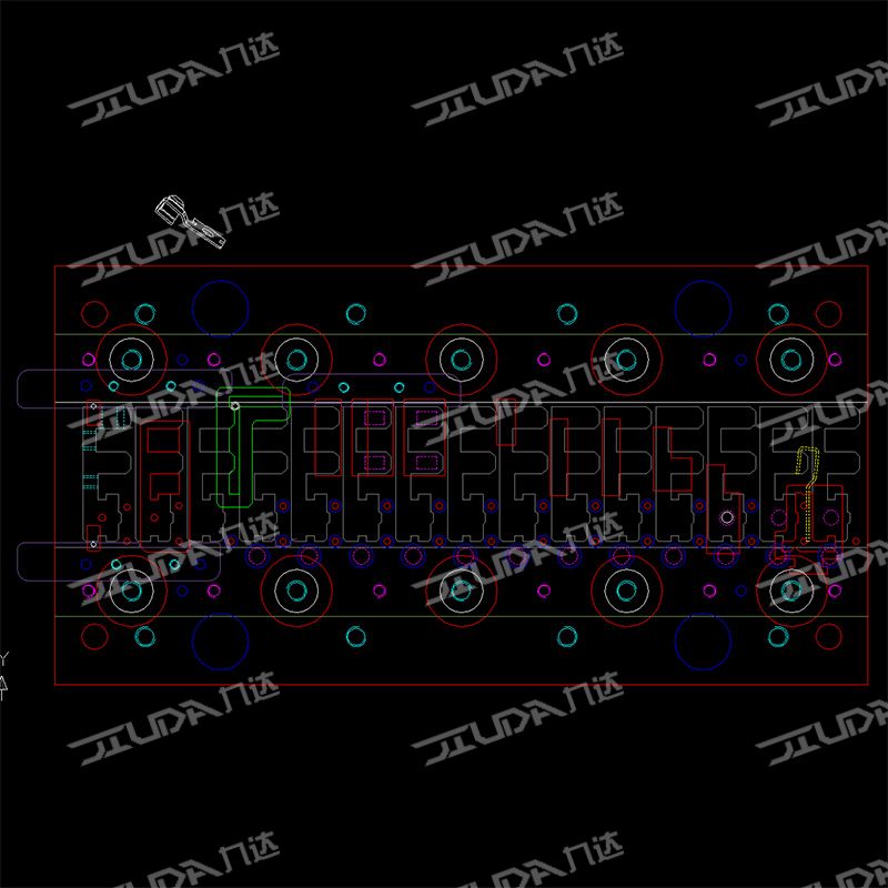 Metal mold drawing